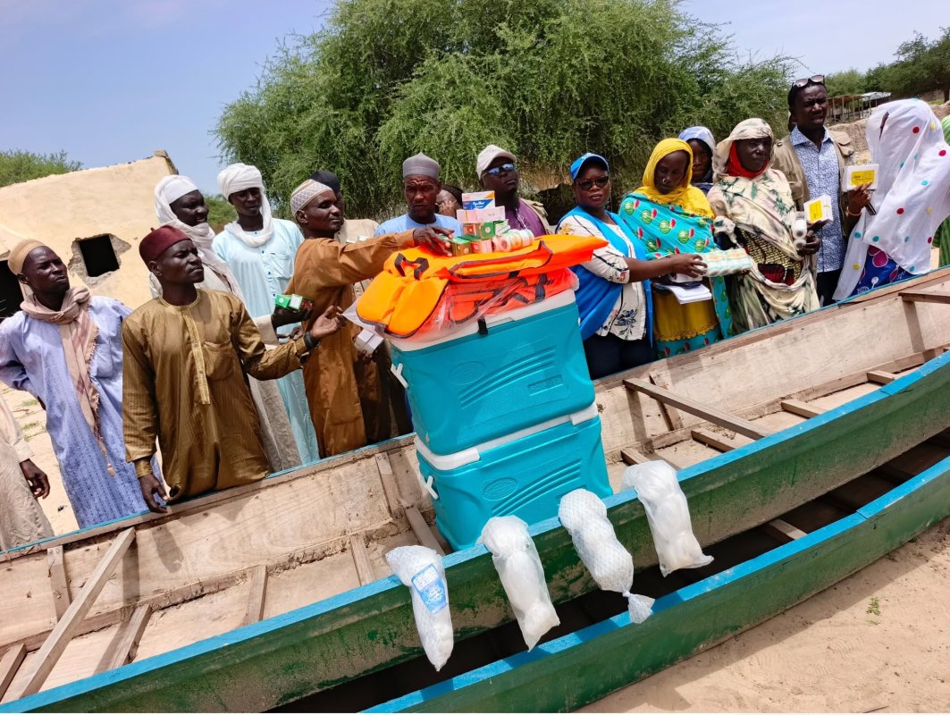 Cérémonie de remise des kits de pêche aux personnes déplacées du site de MAAR : l’ONG ACID et le HCR renforcent les moyens de subsistance dans la province du Lac