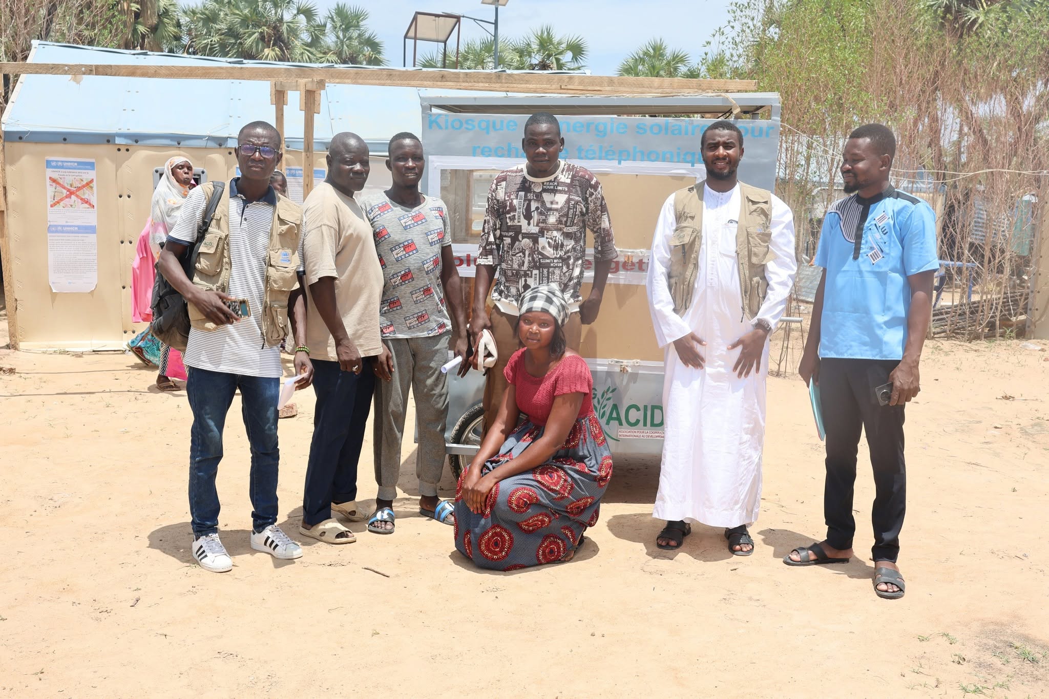 Projet Livelihood : remise de kiosques solaires et appui à l’entrepreneuriat dans les camps de Kalambari et Guilmey